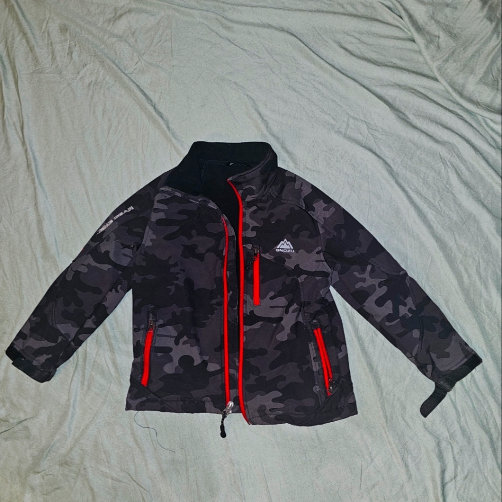 Snowboard Jacket Kids Camo